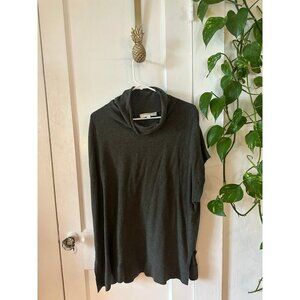 LOFT women’s size large, dark green blouse